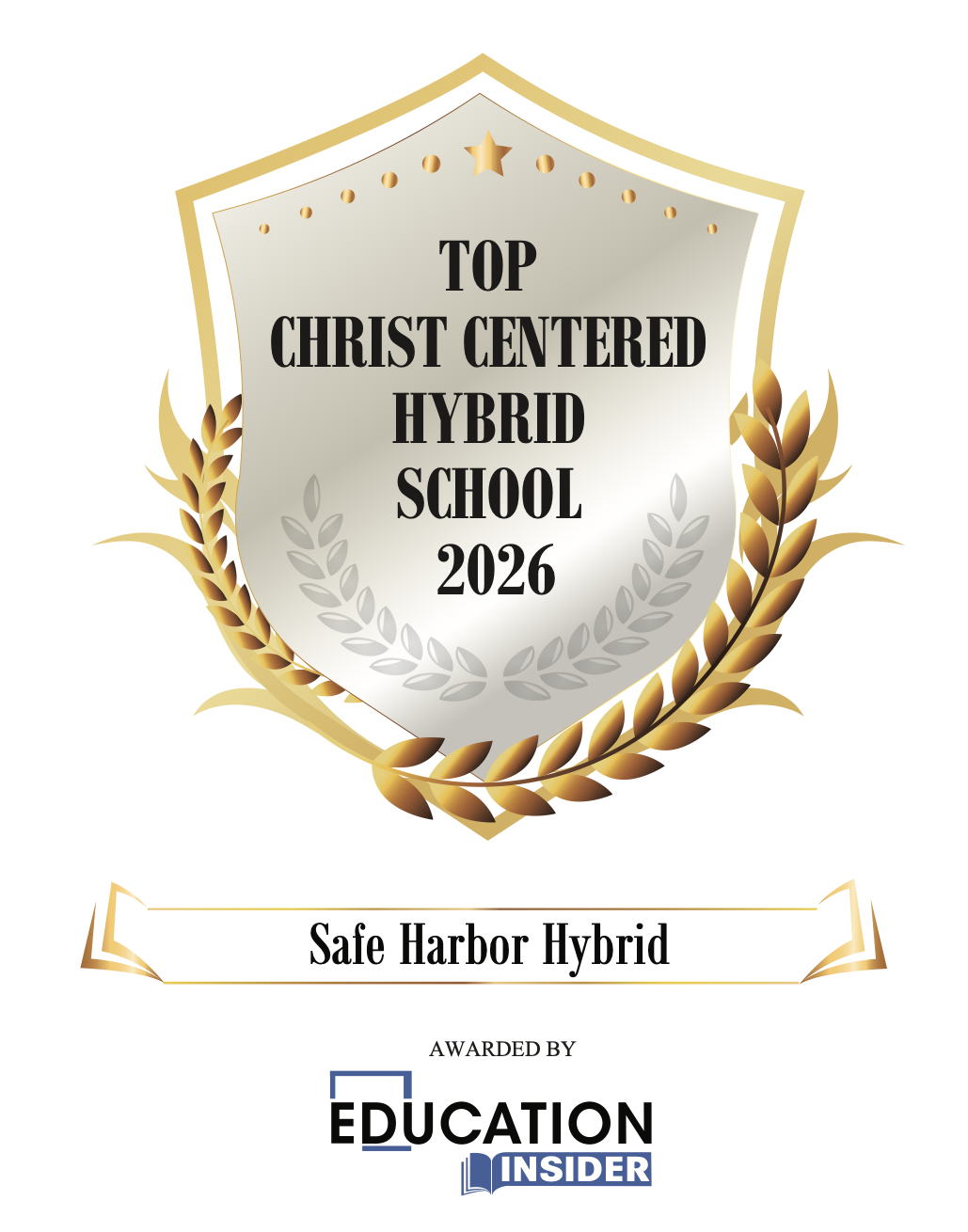 Education Insider Magazine Top Christ-Centered Hybrid School 2026 award